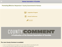 Tablet Screenshot of kansascounties.org